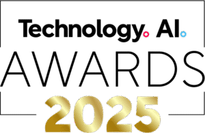 A black graduation cap with a tassel and the numbers "2025" in large gold font underneath. Two small confetti circles, one red and one blue, are in the background.