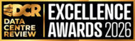 DCR Data Centre Review Excellence Awards 2026 logo with gold and black text on a rectangular background.